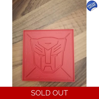 Transformers Autobot 3D Printed Coaster
